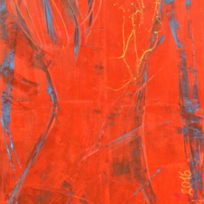 Den Sternen so nah, 2016, Acryl auf Leinwand, 125x260 cm