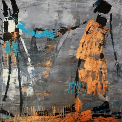 Die Eintracht, 2016, Acryl auf Leinwand, 100x100 cm