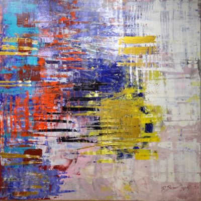 Alle Neune, 2015, Acryl auf Leinwand, 190x190 cm