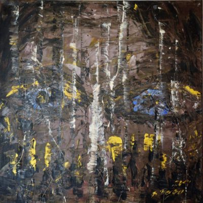 Die Wahrheit, 2014, Acryl auf Leinwand, 90x90 cm