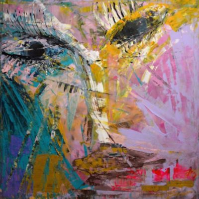 Meine Welt, 2015, Acryl auf Leinwand, 90x90 cm