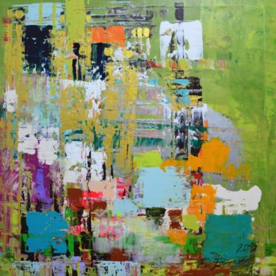 Frühling, 2015, Acryl auf Leinwand, 78x80 cm