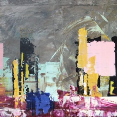 Port de L´Arsenal, 2016, Acryl auf Leinwand, 60x200 cm
