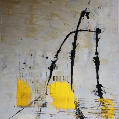 Ein großer Tag, 2016, Acryl auf Leinwand, 100x120 cm
