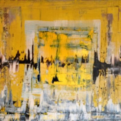 Der Wal, 2014, Acryl auf Leinwand, 80x200 cm