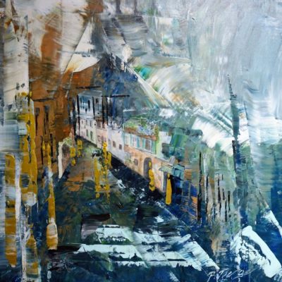 Der letzte Tag, 1016, Acryl auf Leinwand, 100x100 cm
