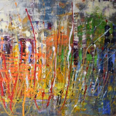 Mein Fest, 2015, Acryl auf Leinwand, 100x150 cm